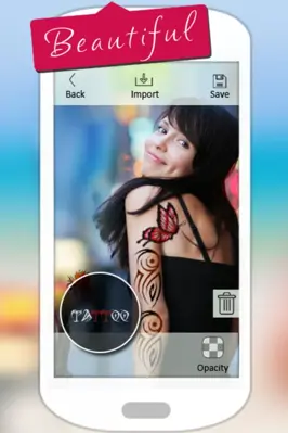 Color Tattoos On Photo android App screenshot 1